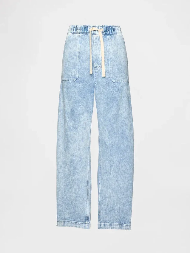 High-Rise-Jeans im Easy-Barrel-Schnitt