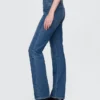 High-Rise-Jeans im Western-Stil der 90er Jahre, schmal und gerade geschnitten