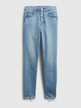 High-Rise-True-Skinny-Jeans mit geheimen, glättenden Taschen