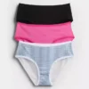 Hipster aus Bio-Stretch-Baumwolle (3er-Pack)