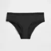Hipster aus Bio-Stretch-Baumwolle mit Spitzenbesatz