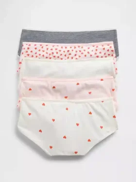Hipster-Slips aus Bio-Stretch-Baumwolle für Kinder (5er-Pack)