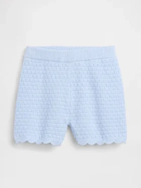 Häkel-Shorts mit Wellenrand zum Hineinschlüpfen für Baby & Kleinkind