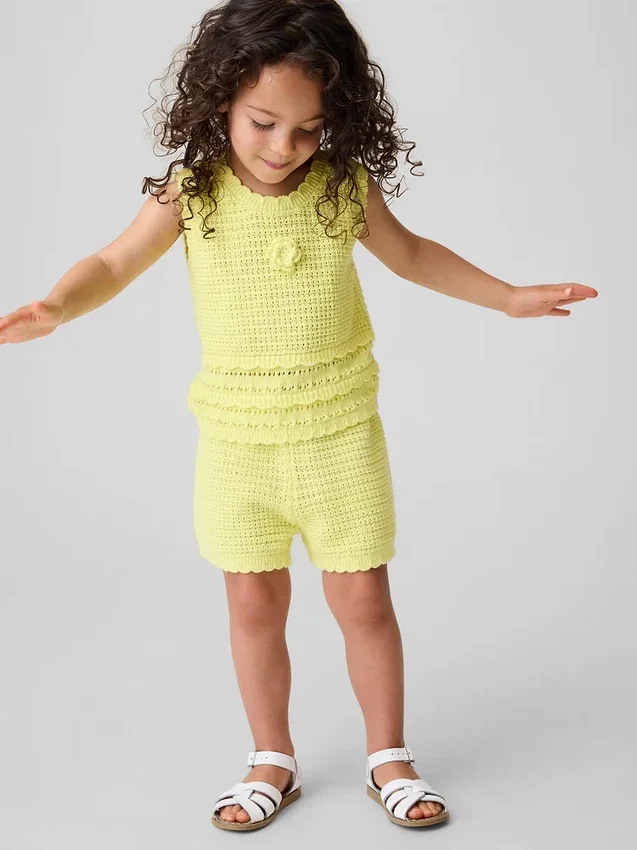 Häkel-Shorts zum Hineinschlüpfen für Baby & Kleinkind