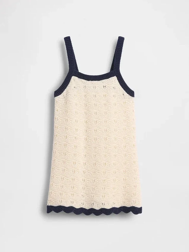 Häkel-Trägerkleid für Kleinkinder