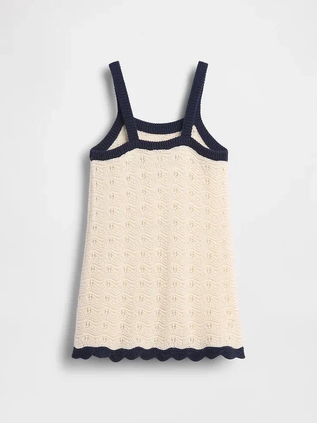 Häkel-Trägerkleid für Kleinkinder