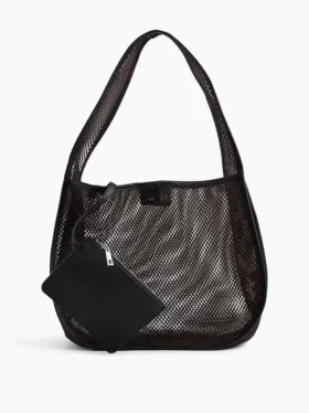 Hobo-Tasche aus Netzstoff