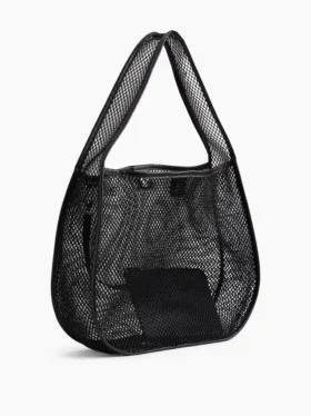 Hobo-Tasche aus Netzstoff