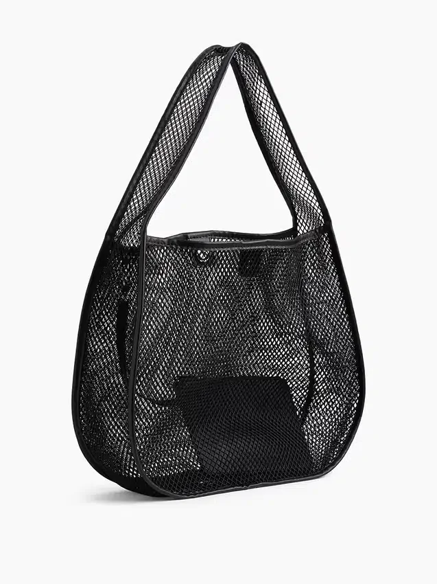 Hobo-Tasche aus Netzstoff