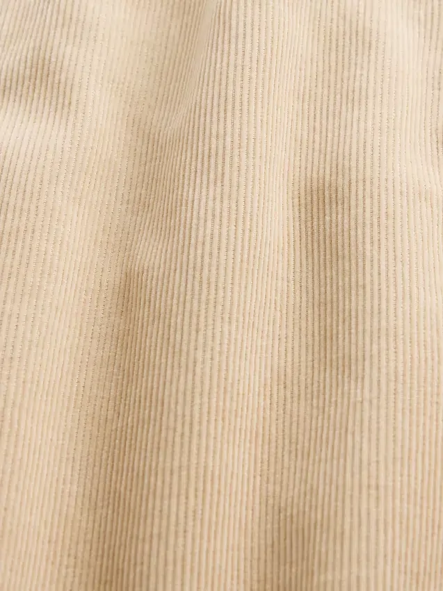 Hoch taillierte Cord-Barrel-Hose