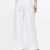 Hoch taillierte, weit geschnittene Knöchellange Jeans