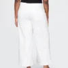 Hoch taillierte, weit geschnittene Knöchellange Jeans