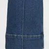 Hoch taillierte, weit geschnittene Knöchellange Jeans