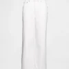 Hoch taillierte, weit geschnittene Knöchellange Jeans
