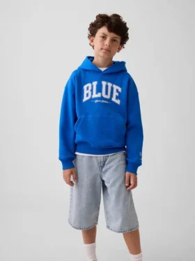 Holen Sie sich den blauen „Kids Vintagesoft Relaxed“ Hoodie