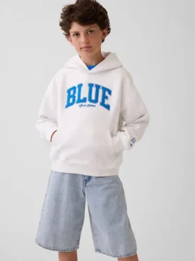 Holen Sie sich den blauen „Kids Vintagesoft Relaxed“ Hoodie