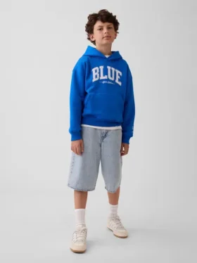 Holen Sie sich den blauen „Kids Vintagesoft Relaxed“ Hoodie