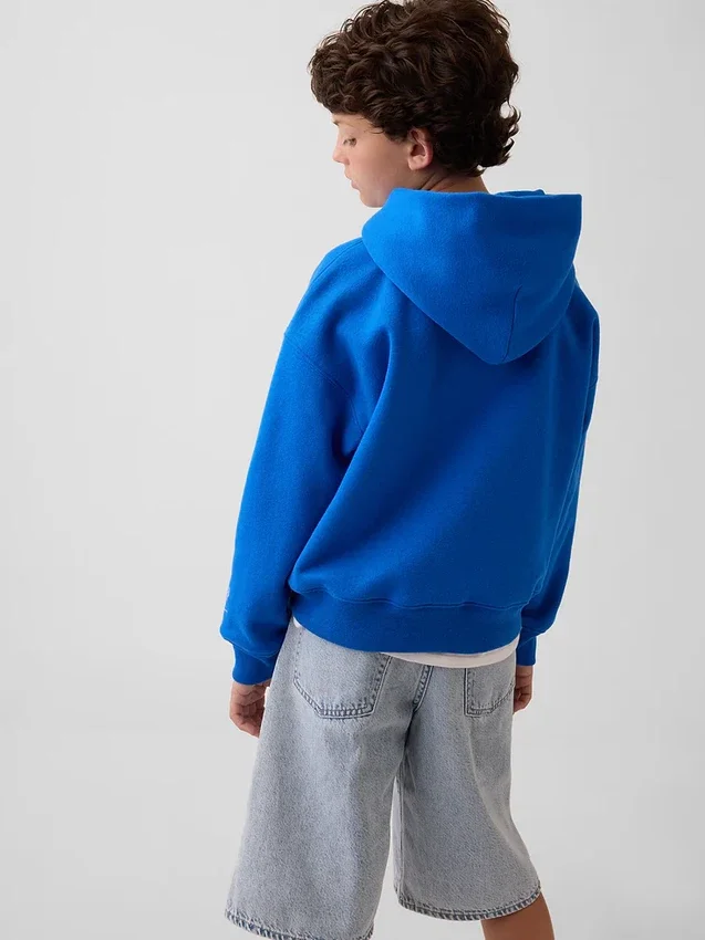 Holen Sie sich den blauen „Kids Vintagesoft Relaxed“ Hoodie