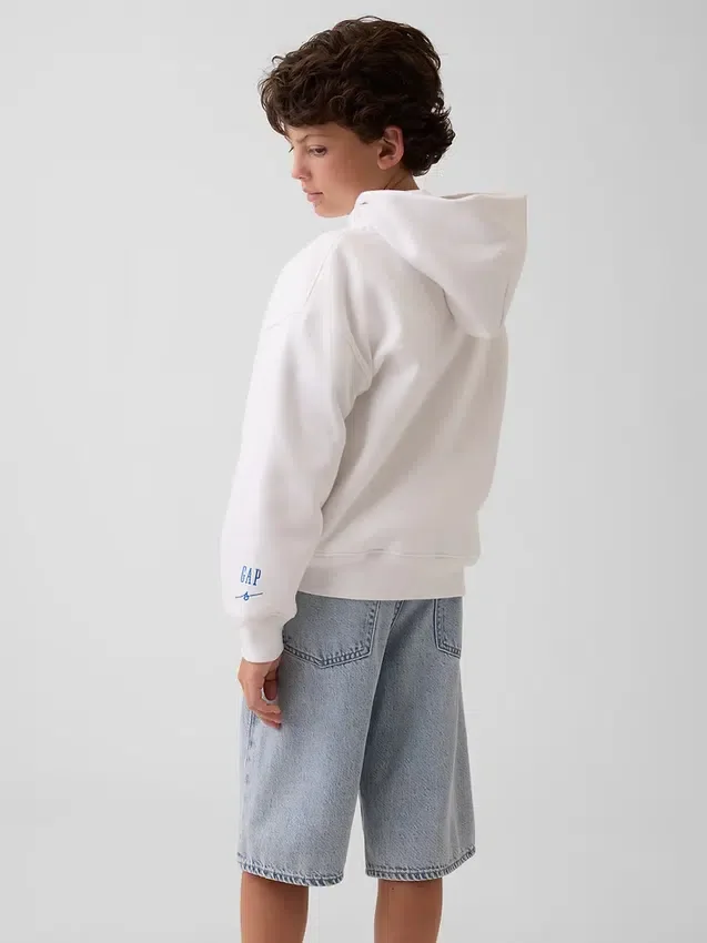 Holen Sie sich den blauen „Kids Vintagesoft Relaxed“ Hoodie
