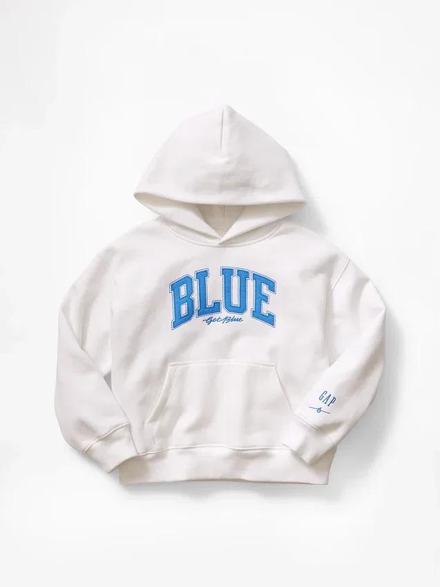 Holen Sie sich den blauen „Kids Vintagesoft Relaxed“ Hoodie