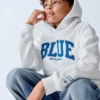 Holen Sie sich den blauen „Kids Vintagesoft Relaxed“ Hoodie