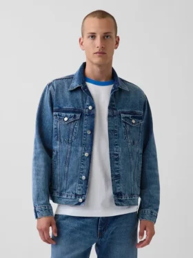 Holen Sie sich die blaue „Relaxed Icon“-Jeansjacke
