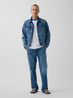 Holen Sie sich die blaue „Relaxed Icon“-Jeansjacke