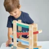 Holz-Rennbahn-Spielzeug für Kleinkinder