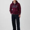 Hoodie mit Reißverschluss und „Vintagesoft Arch Logo“ für Erwachsene