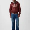 Hoodie mit Reißverschluss und „Vintagesoft Arch Logo“ für Erwachsene