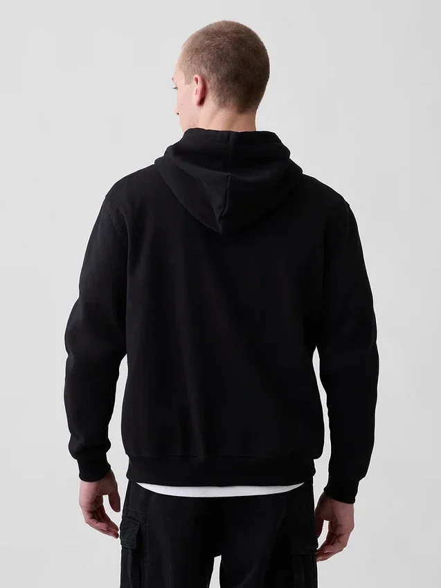Hoodie mit Reißverschluss und „Vintagesoft Arch Logo“ für Erwachsene