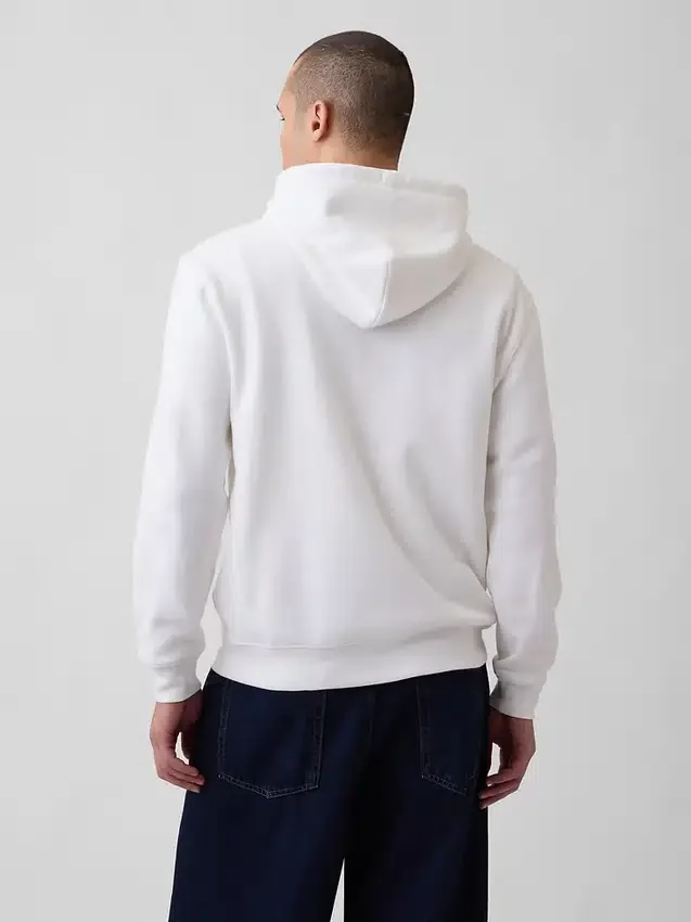 Hoodie mit Reißverschluss und „Vintagesoft Arch Logo“ für Erwachsene