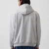Hoodie mit Reißverschluss und „Vintagesoft Arch Logo“ für Erwachsene