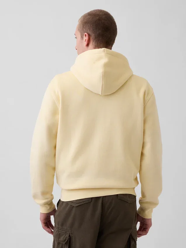 Hoodie mit Reißverschluss und „Vintagesoft Arch Logo“ für Erwachsene