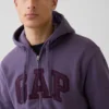 Hoodie mit Reißverschluss und „Vintagesoft Arch Logo“ für Erwachsene