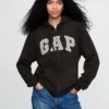 Hoodie mit Reißverschluss und „Vintagesoft Arch Logo“ für Erwachsene