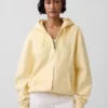 Hoodie mit Reißverschluss und „Vintagesoft Arch Logo“ für Erwachsene