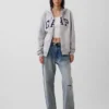 Hoodie mit Reißverschluss und „Vintagesoft Arch Logo“ für Erwachsene