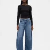 Horseshoe-Jeans mit hoher Leibhöhe