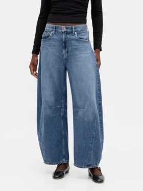Horseshoe-Jeans mit hoher Leibhöhe