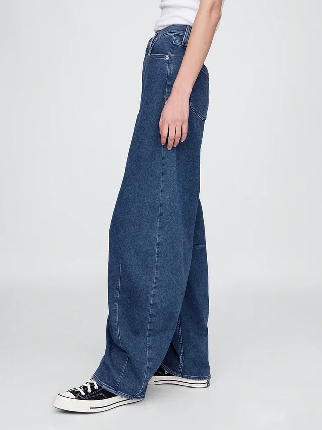 Horseshoe-Jeans mit hoher Leibhöhe
