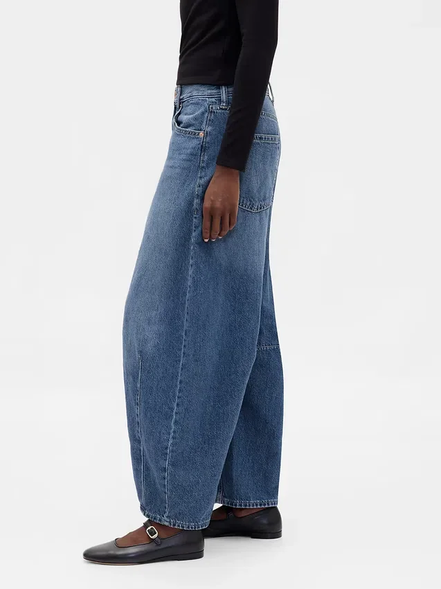 Horseshoe-Jeans mit hoher Leibhöhe