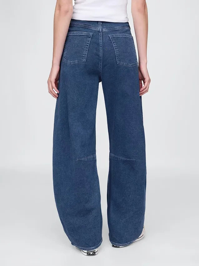 Horseshoe-Jeans mit hoher Leibhöhe