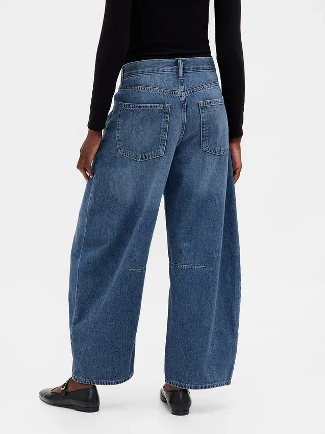 Horseshoe-Jeans mit hoher Leibhöhe