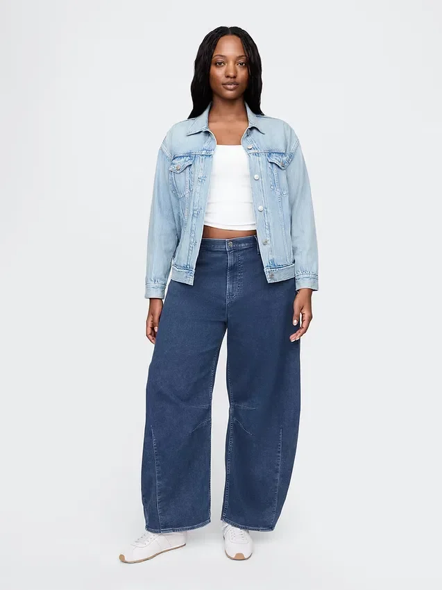 Horseshoe-Jeans mit hoher Leibhöhe