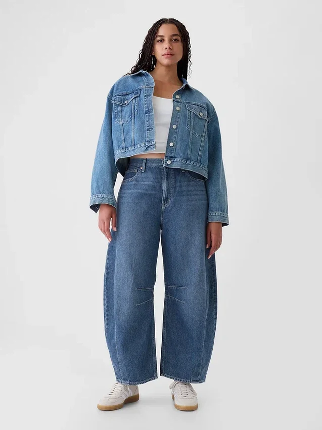 Horseshoe-Jeans mit hoher Leibhöhe