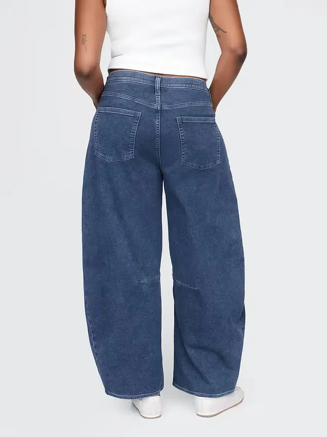 Horseshoe-Jeans mit hoher Leibhöhe