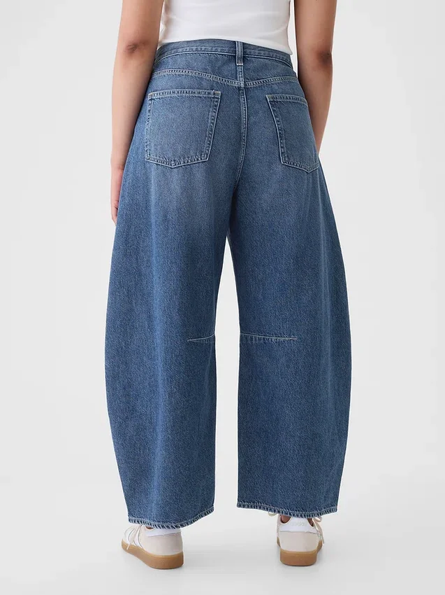Horseshoe-Jeans mit hoher Leibhöhe