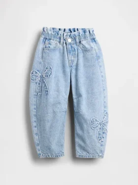 Horseshoe-Jeans mit Schleife für Baby & Kleinkind