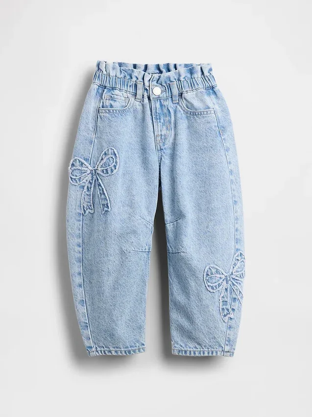 Horseshoe-Jeans mit Schleife für Baby & Kleinkind
